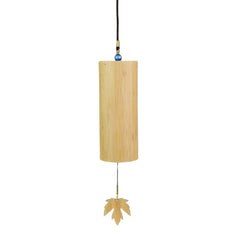 OcarinaWind Outdoor Bamboo Wind Chimes, Small Wooden Handcrafted Chimes with Calming Deep Tones & Natural Beautiful (C Major) Sound, Home Decor Gift Idea