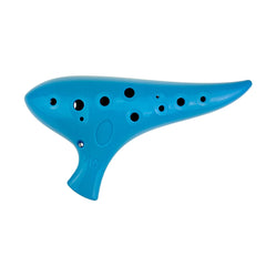 12-Hole Plastic Ocarina, Alto C, A4-F6 Range (Zelda Blue)