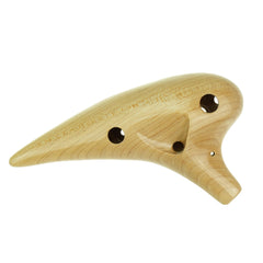 12 Hole Wooden Ocarina Alto C Maple Wood Legend Ocarina