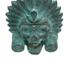 “OW” Aztec Death Whistle - Produces Loud Human-like Screams at high Decibels, Collectible Ancient Bronze Design