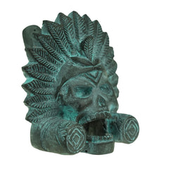 “OW” Aztec Death Whistle - Produces Loud Human-like Screams at high Decibels, Collectible Ancient Bronze Design